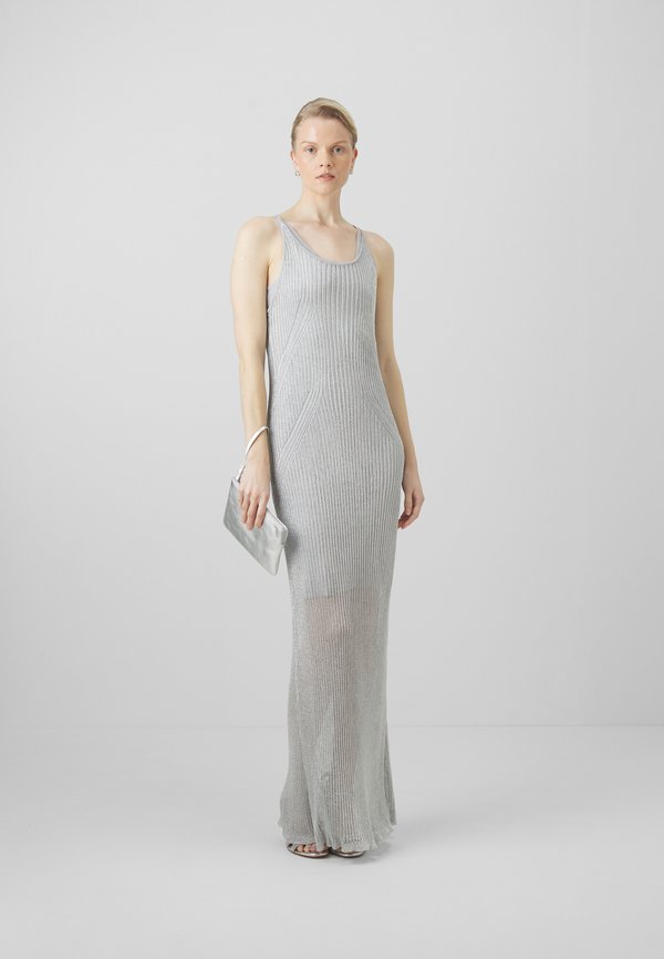 NELSON ABITO  - Maxi dress - grigio perla2