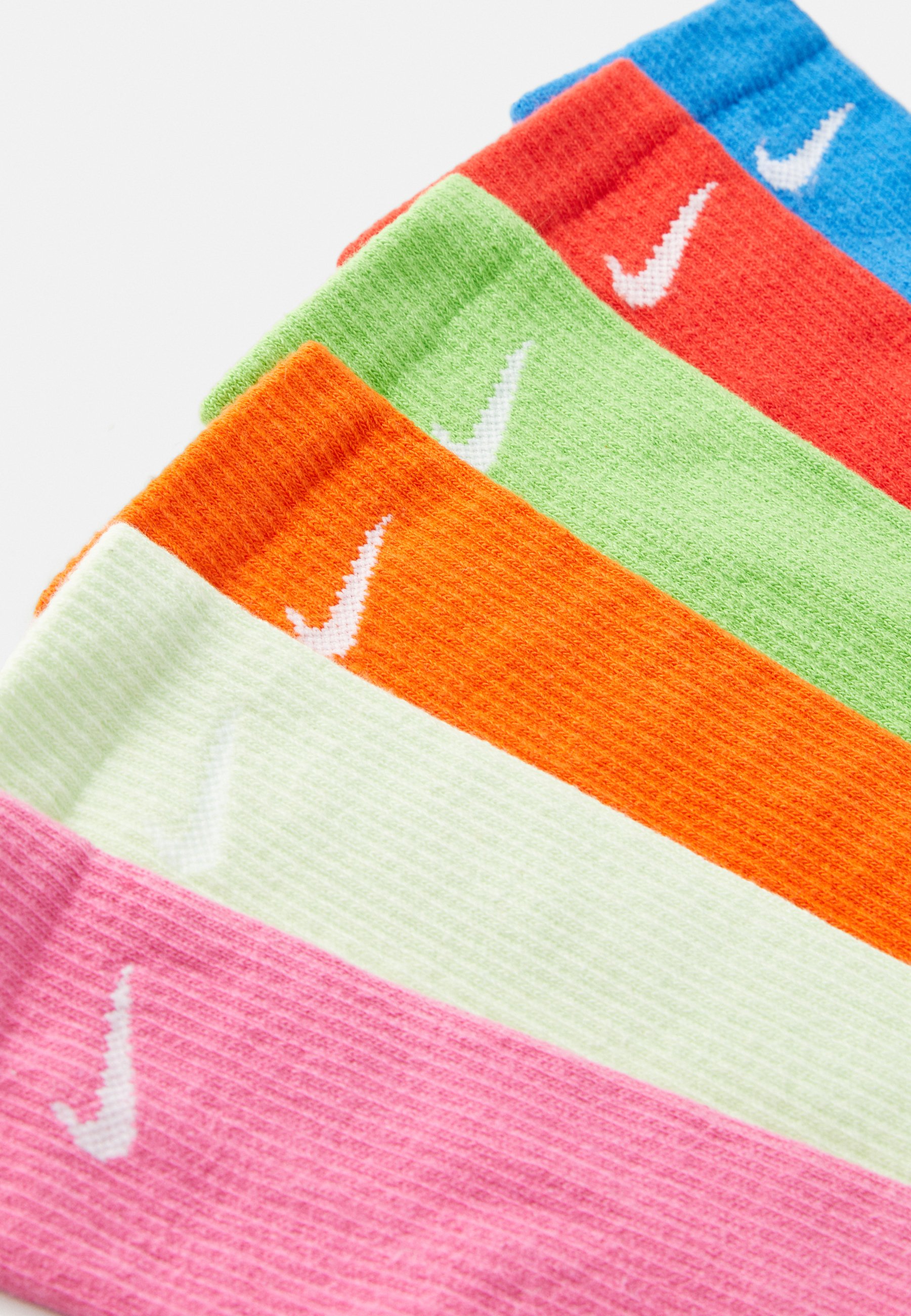 green and orange nike socks