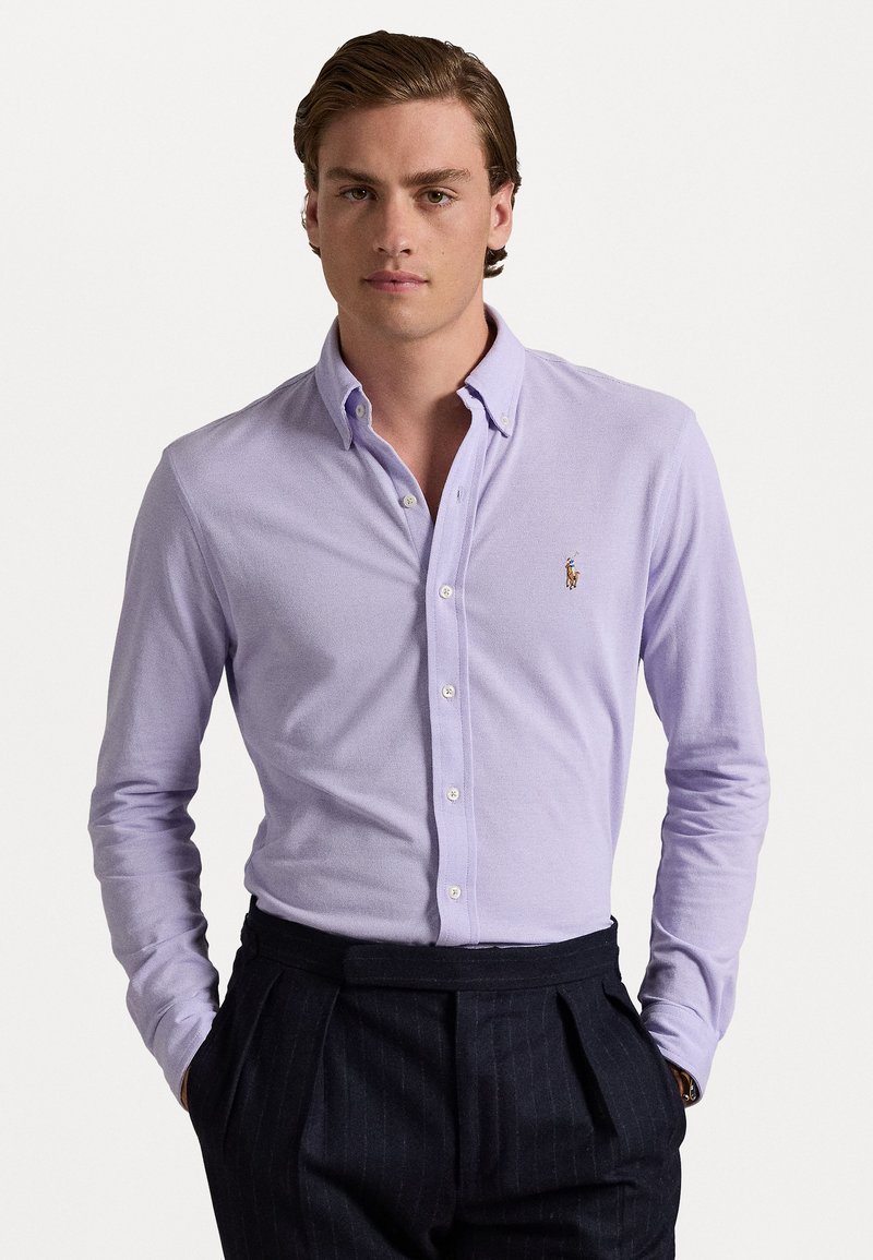 Polo Ralph Lauren KNIT OXFORD SHIRT - Marškiniai - sky lavender