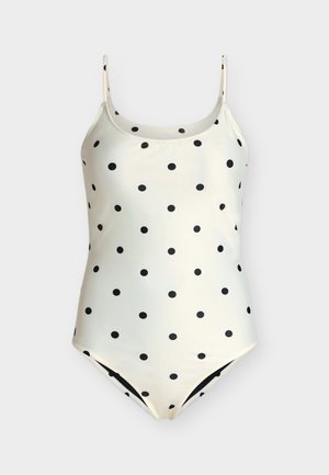 Mads Nørgaard, SPLASH SALENA SWIMSUIT - Débardeur - dot aop/black