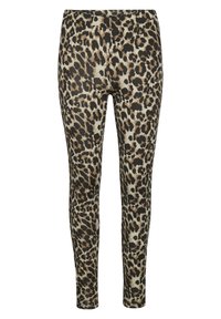 Leopardmönstrade leggings med en smidig, elastisk tygkonstruktion, en åtsittande form och en midjeresår som säkerställer komfort.