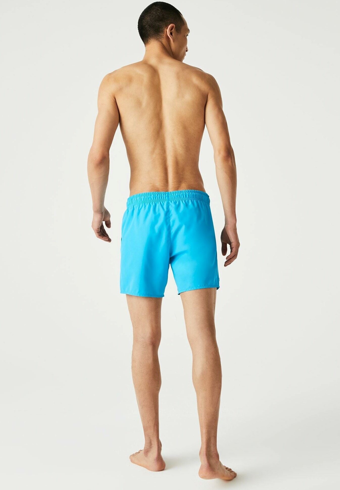 turquoise lacoste shorts