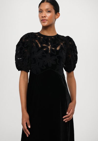 Sea ALICE EMBROIDERY PUFF DRESS - Apģērbs svinīgiem gadījumiem - black
