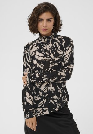 AMBER SMOCK PRINTED - Bluza - black gray graphic