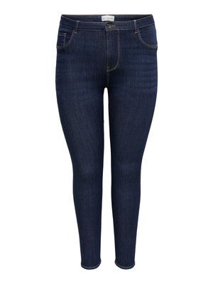 ONLY Carmakoma CARSTORM HOHE TAILLE  - Ļoti pieguloši džinsi - dark blue denim