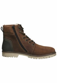 Rieker Botines con cordones - noce/moro/mandel