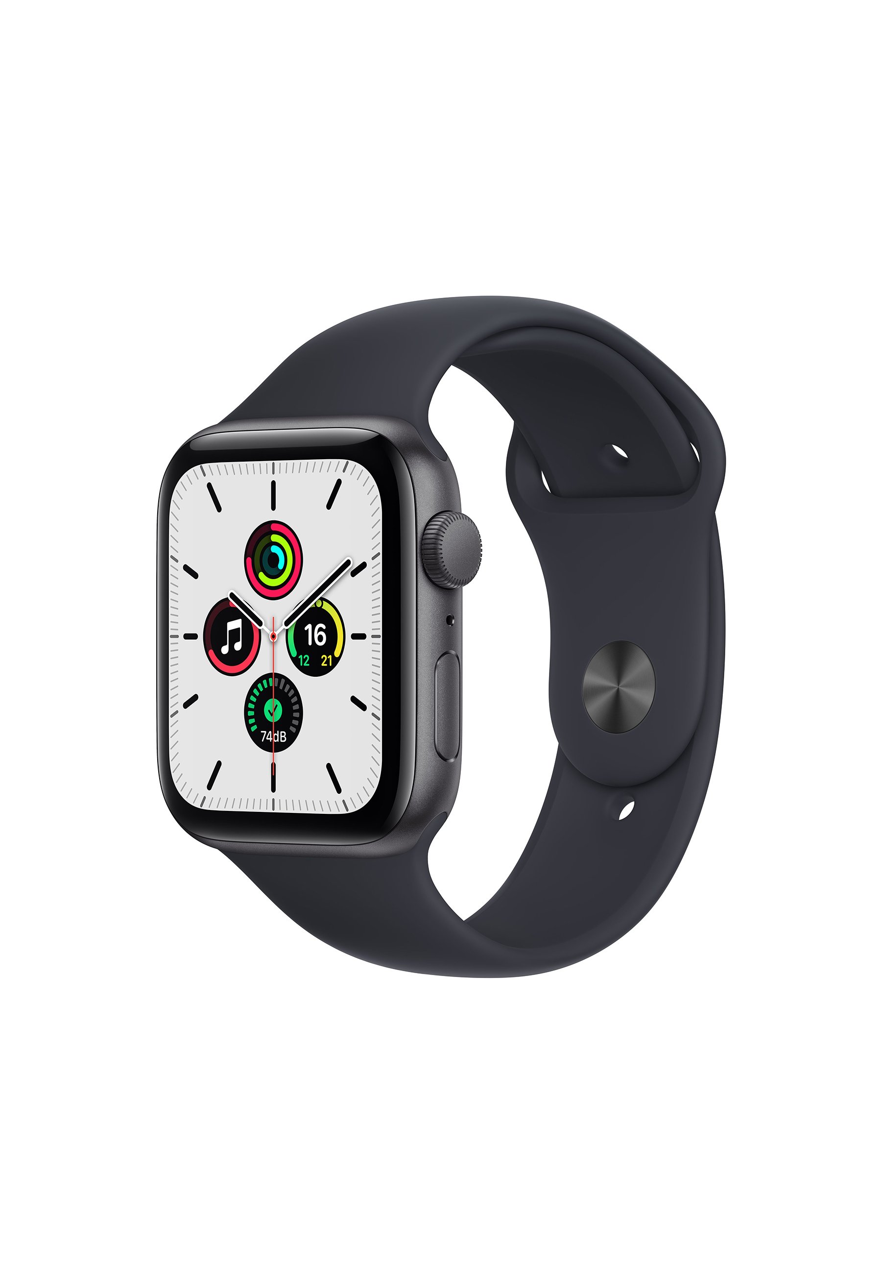 Apple APPLE WATCH SE 44MM (GPS) - Smartwatch - space grey aluminium case  with midnight sport band/nero - Zalando.it