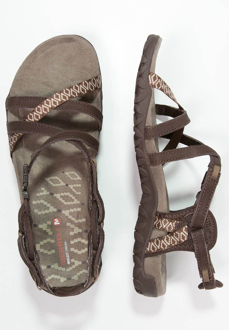merrell dark earth sandals