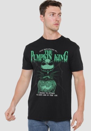 THE NIGHTMARE BEFORE CHRISTMAS THE PUMPKIN KING CHEERS TO FEARS - Print T-shirt - black