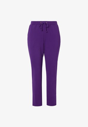 Ulla Popken KUSCHELWEICHE INNENSEITE ELASTIKBUND - Verryttelyhousut - deep violet