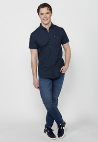 Koroshi SHORT SLEEVE - Overhemd - azul blue