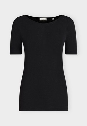Marc O'Polo, SHORT SLEEVE BOAT NECK - Tricou basic - black