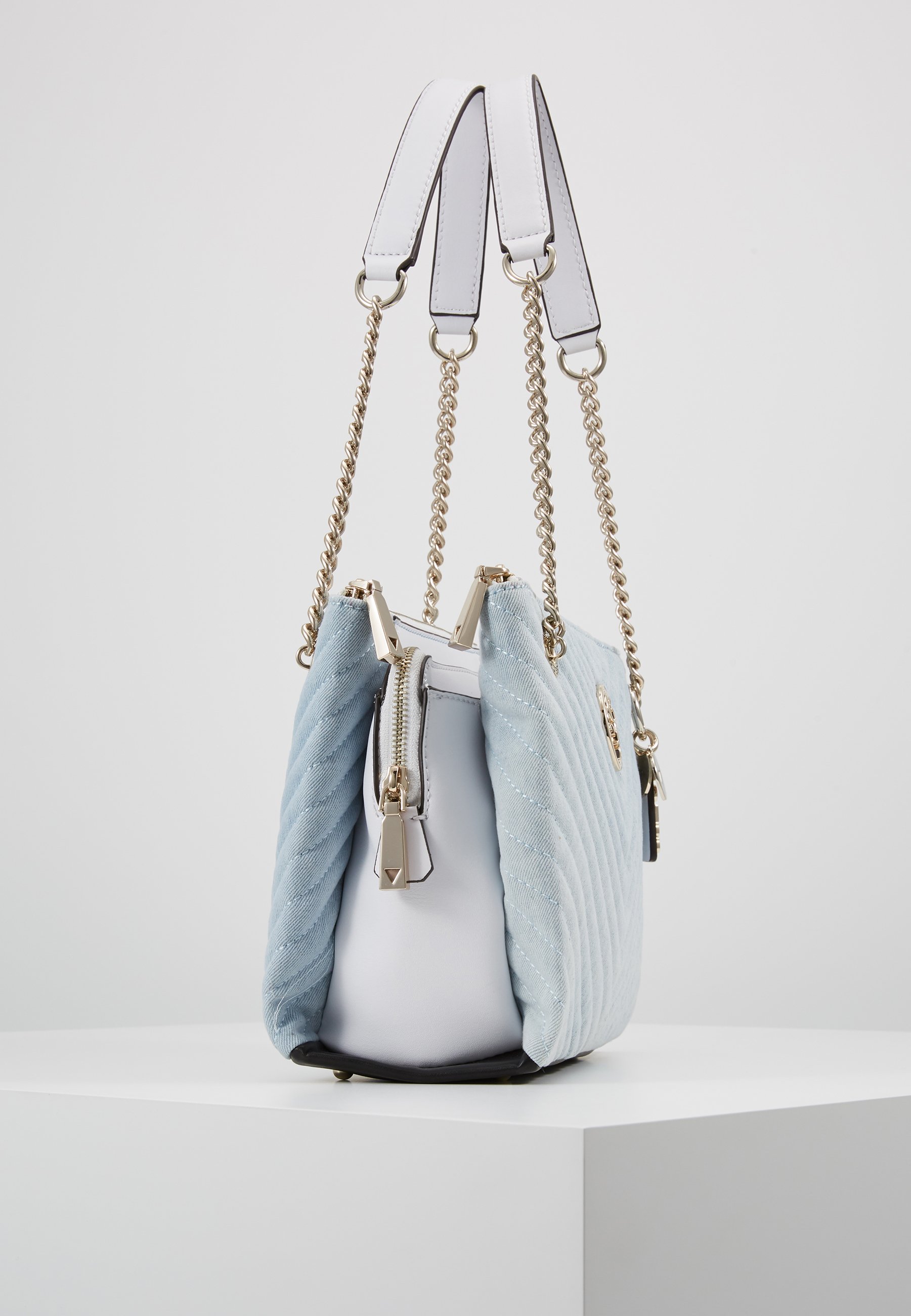 Guess BLAKELY STATUS LUXE SATCHEL Håndveske blue Guess BLAKELY STATUS LUXE SATCHEL Håndveske blue