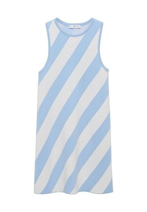 Mango Abito in maglia - sky blue