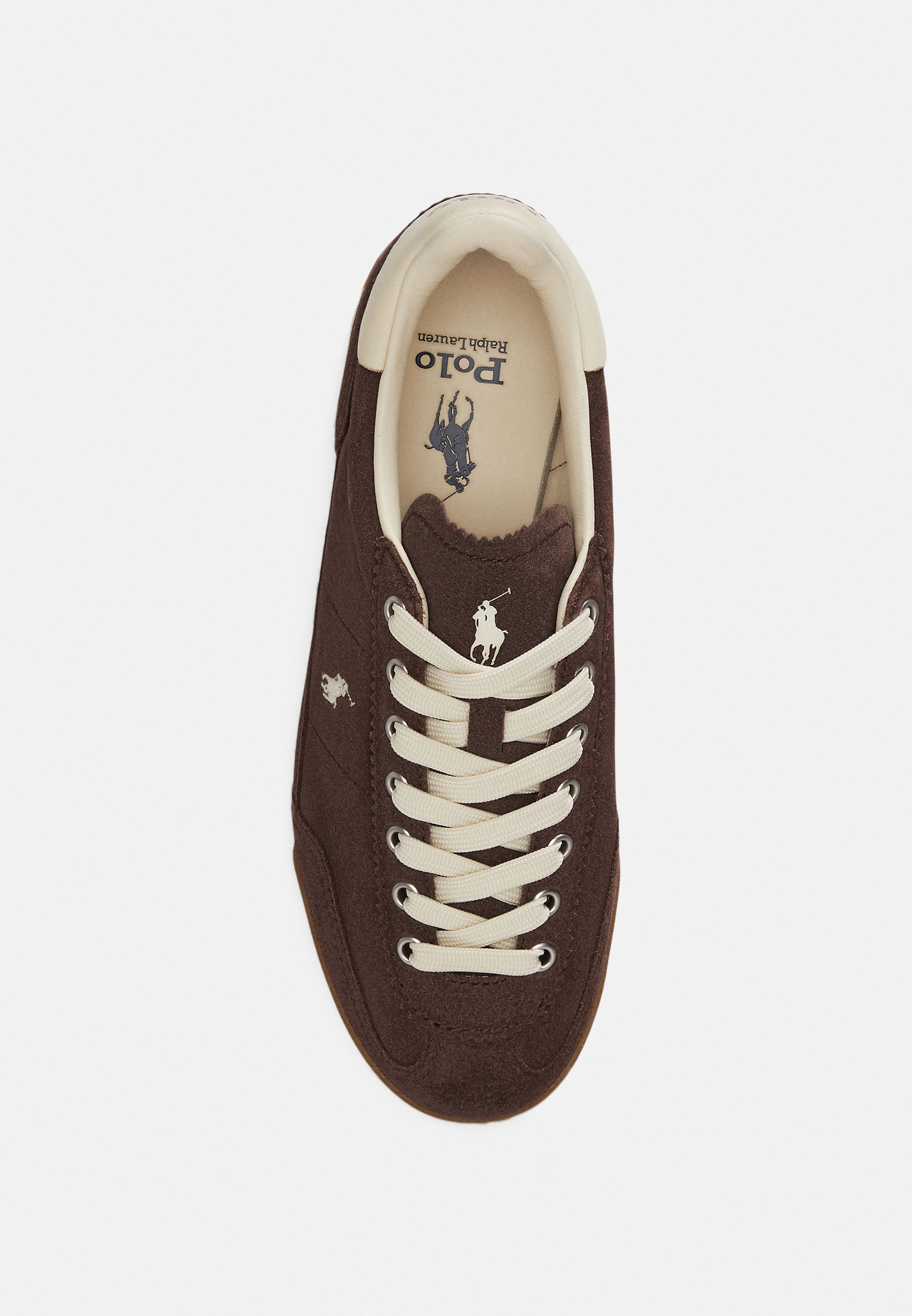Polo Ralph Lauren HESTER SUEDE SNEAKER - Sneakers low - dark brown