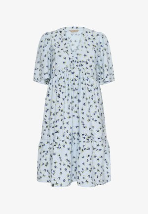 Culture, CULTURE CUPUGLIA GALLY SHORT DRESS - Robe de jour - blue flower