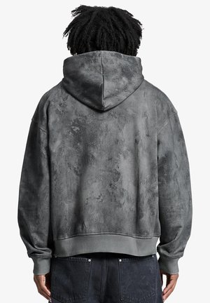 Felpa con zip - black