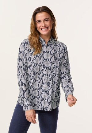 Gerry Weber NACHHALTIGE  - Button-down blouse - beige black snake print