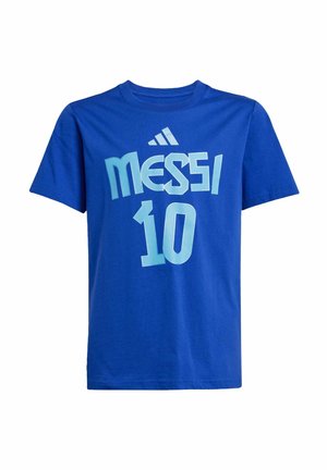 MESSI NAME AND NUMBER GRAPHIC KIDS - T-shirt imprimé - semi lucid blue