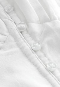 BUTTON DOWN MIDI - Rochie tip cămașă - white