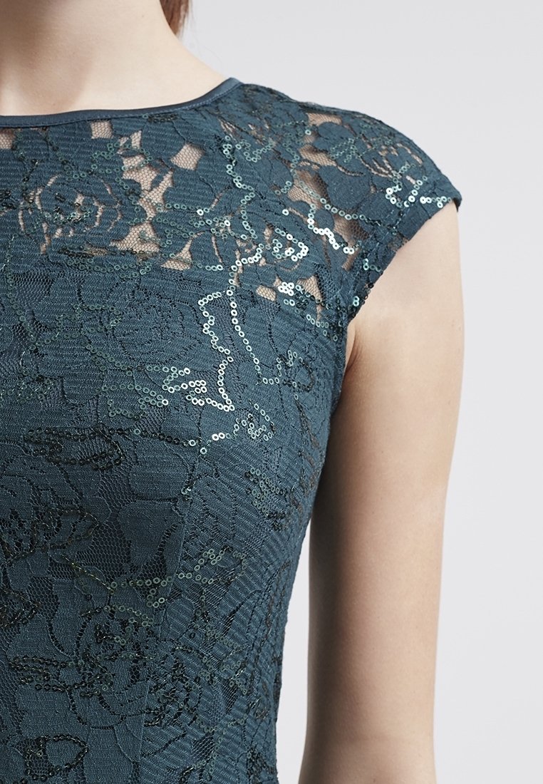 Dorothy Perkins Day dress - dark green - (Pre-owned) - Zalando.ie