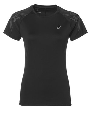 STRIPE - Camiseta estampada - performance black