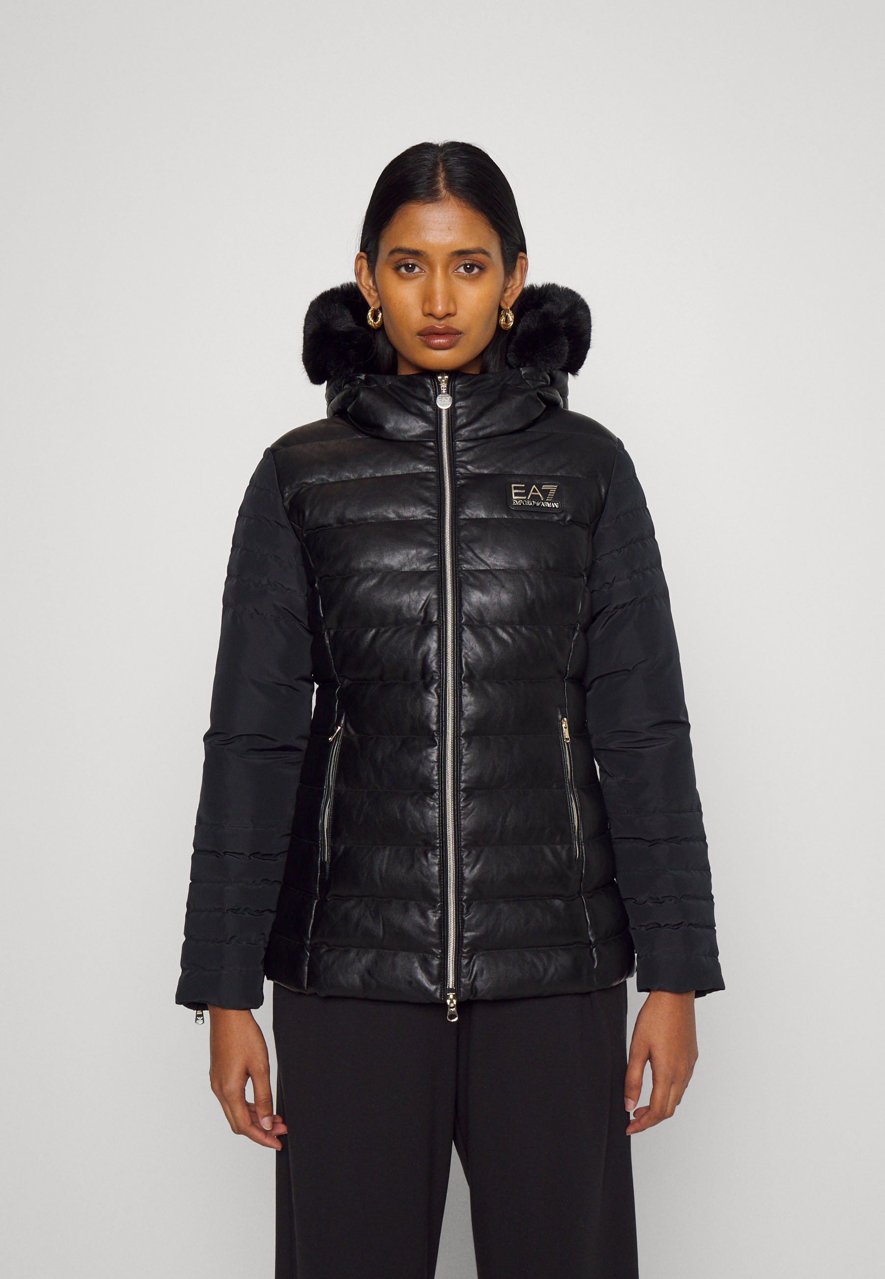 EA7 Emporio Armani Winterjas - black/Zwart - Zalando.nl