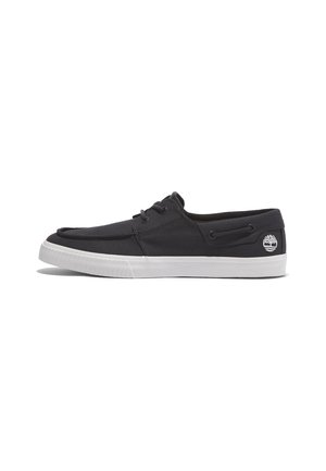 MYLO BAY - Boat shoes - black canvas