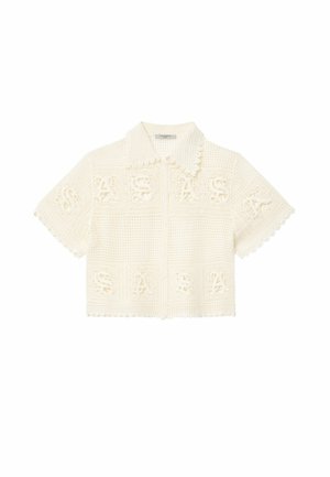 AllSaints, KYRA POLO TEE . - Overhemdblouse - chalk white