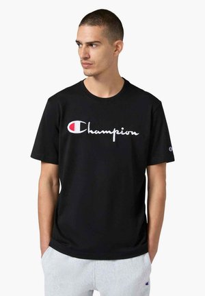 T-shirt con stampa - black