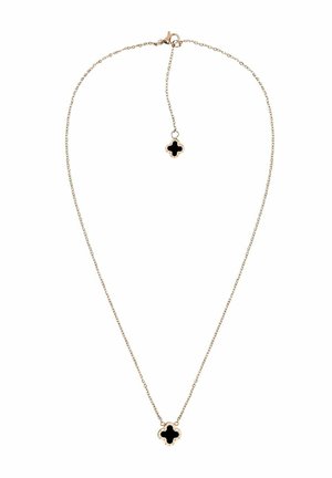 FOUR-LEAF CLOVER  - Halskette - rose gold-coloured and black