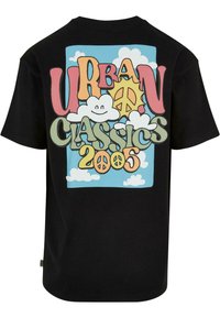 Urban Classics CLOUDY TEE - Trükipildiga T-särk - black