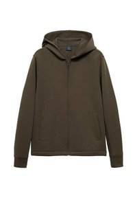 Sudadera con cremallera - olive