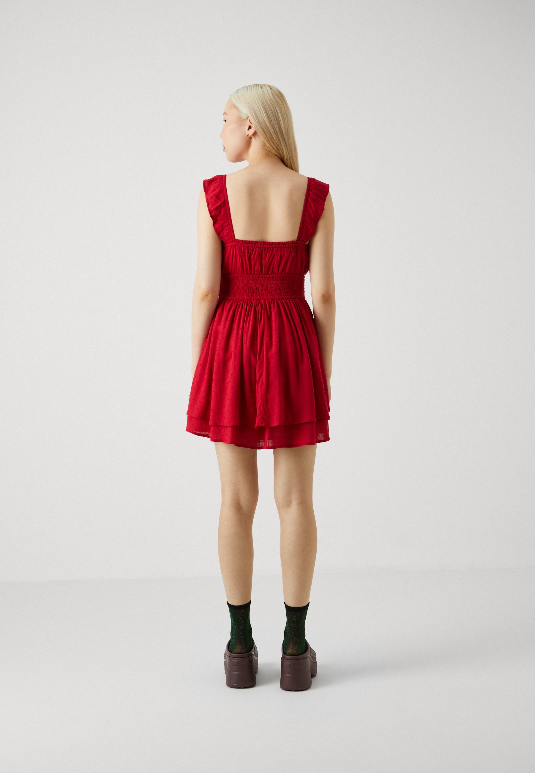 新品 THE TOE Hesiod Frills Dress Sサイズ Hesiod Frills Dress – THE TOÉ