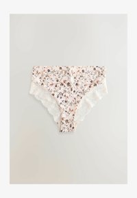 Kijelölve, cream floral print berry