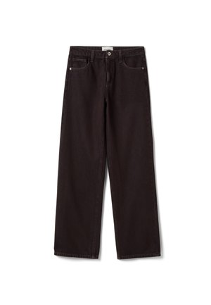 STRAIGHT  - Jeans Relaxed Fit - cognac brown