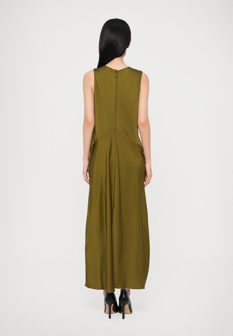 MICHAEL Michael Kors V NECK MIDI DRESS - Day dress - pistachio/olive -  Zalando.ie