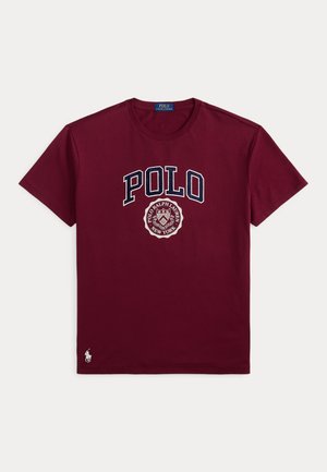 Polo Ralph Lauren, CUSTOM SLIM FIT LOGO T-SHIRT - T-shirt imprimé - classic wine
