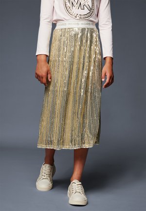 Michael Kors Kids LONG SKIRT - Spódnica plisowana - dore clair