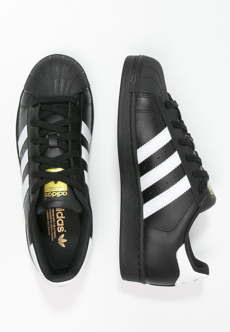 adidas superstar wit met zwart