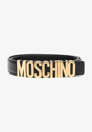 MOSCHINO Gürtel - nero e oro