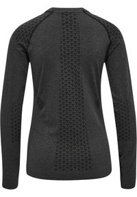 Hummel Camiseta de manga larga - mottled black