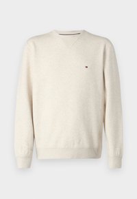 Tommy Hilfiger SEASONAL CREW NECK - Sweatshirt - heathered oatmilk