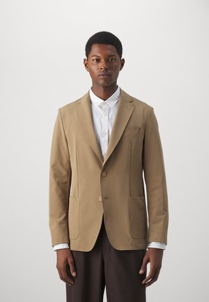 HANRY - Blazer jacket - open brown