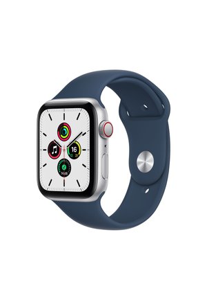 APPLE WATCH SE 44MM (GPS + CELLULAR) - Smartwatch - silver aluminium case with abyss blue sport band
