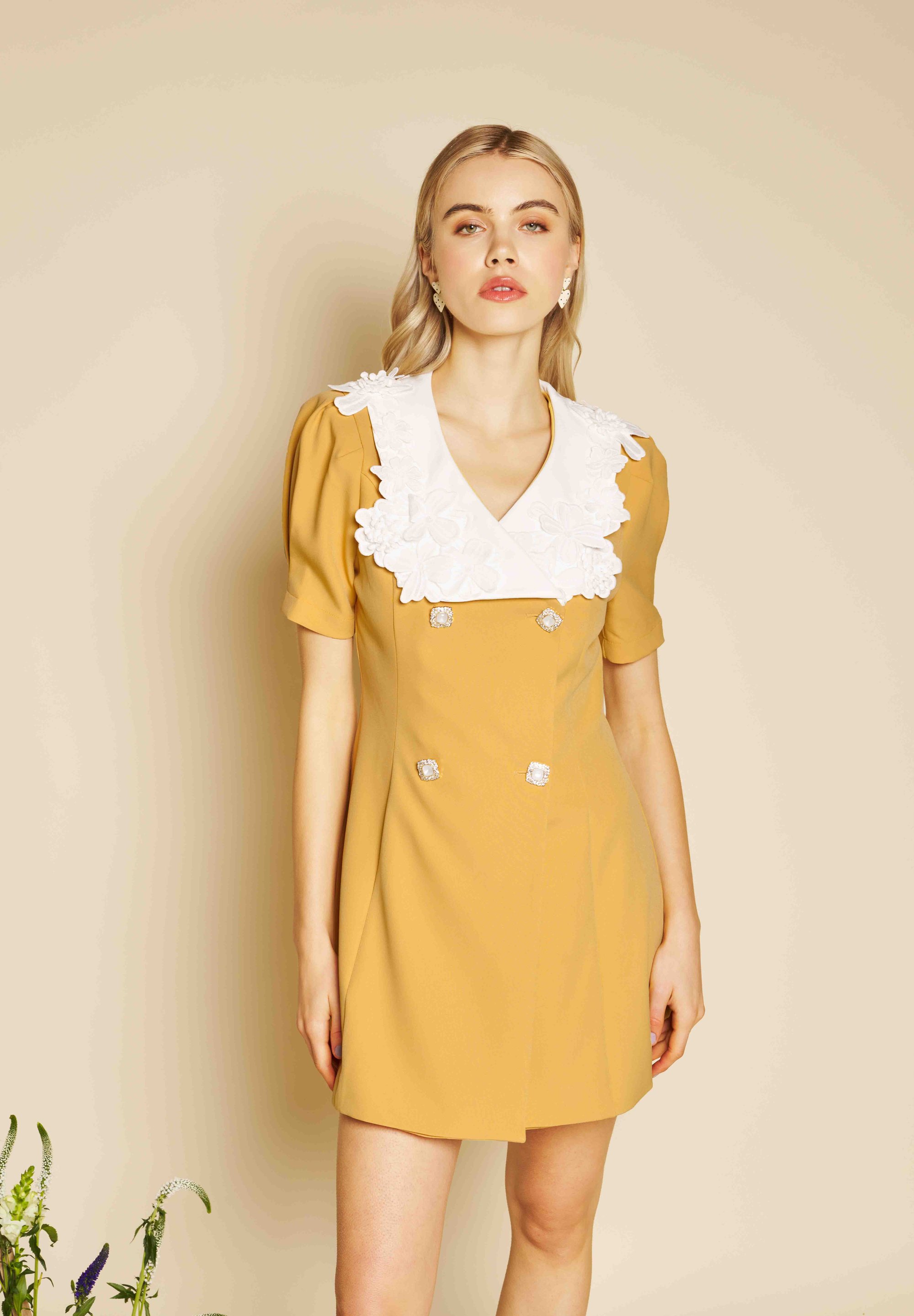 Sister Jane JEWEL - Shirt dress - yellow - Zalando.ie Sister Jane JEWEL - Shirt dress - yellow - Zalando.ie