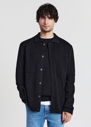 Calliope CON COLLETTO - Camicia - nero