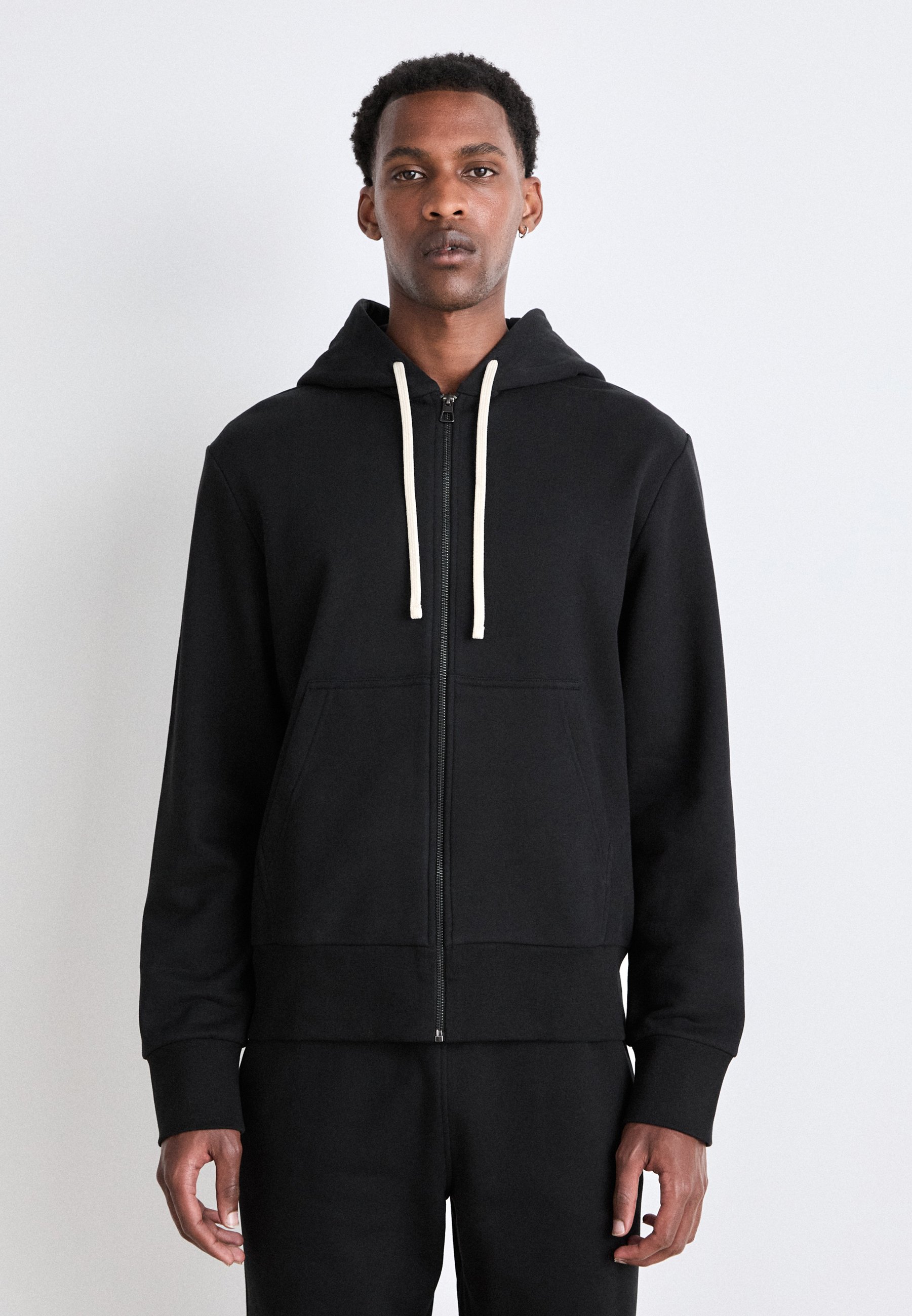 BECKHAM X BOSS▼Zip-up Hoodie▼ジップアップフーディ BOSS - BECKHAM x BOSS zip-up hoodie in mercerised cotton