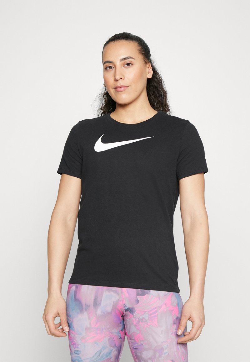 Nike Performance TEE Basic Tshirt black/(white)/black Zalando.de
