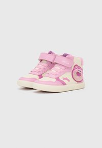 Geox GISLI - Höga sneakers - pink/off white
